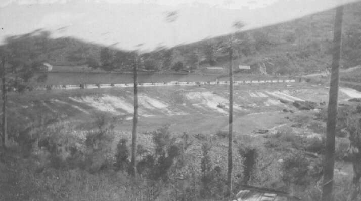 Foto da Barragem do Salto em 1946
