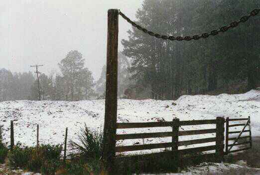 Foto da Neve em So Francisco de Paula