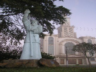 Foto do Padroeiro da Cidade, "So Francisco de Paula"